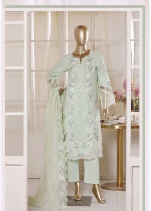 3 Piece Printed Khaddar Stitched Suit