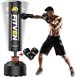 70'' Freestanding Punching Bag with Boxing Gloves